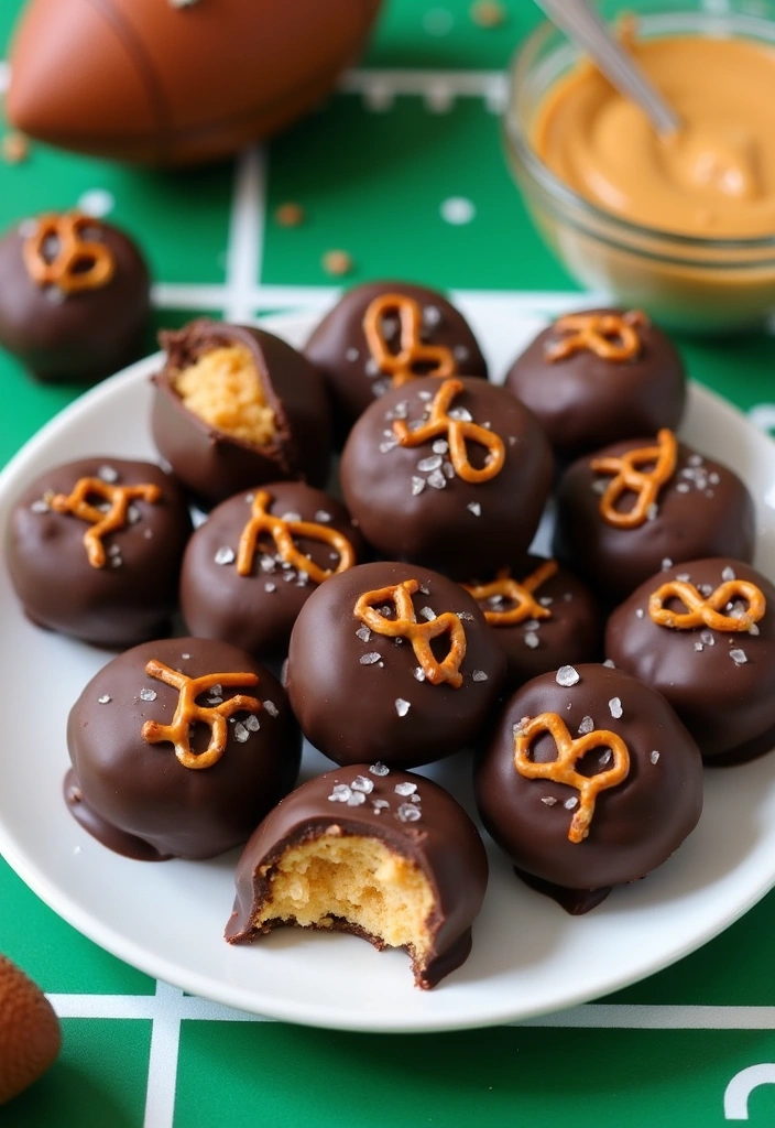 10 Sweet Super Bowl Desserts That Will Score Big with Your Guests (Get Ready for #3!) - 8. Peanut Butter Pretzel Bites