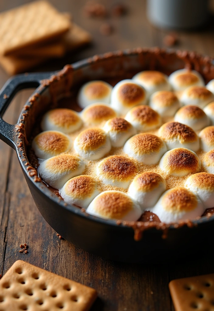 10 Sweet Super Bowl Desserts That Will Score Big with Your Guests (Get Ready for #3!) - 7. S'mores Dip