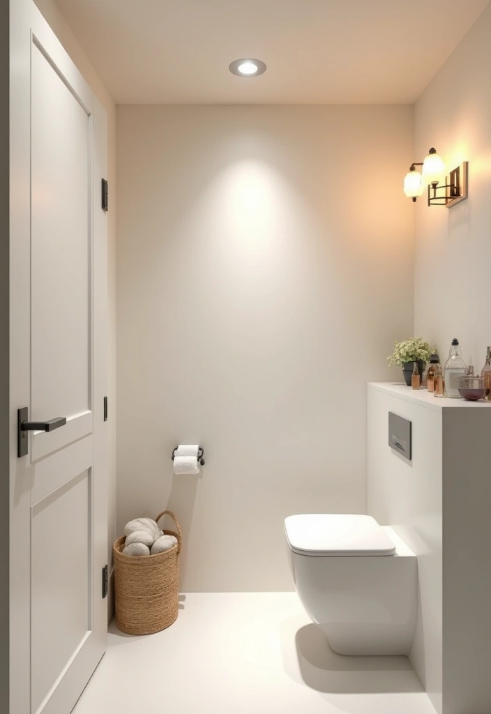 18 Clever Tiny Bathroom Ideas That Maximize Space Like a Pro! - 5. Smart Use of Color and Lighting