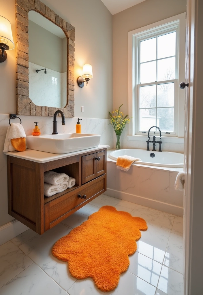 18 Clever Tiny Bathroom Ideas That Maximize Space Like a Pro! - 10. Clever Bath Mat Placement