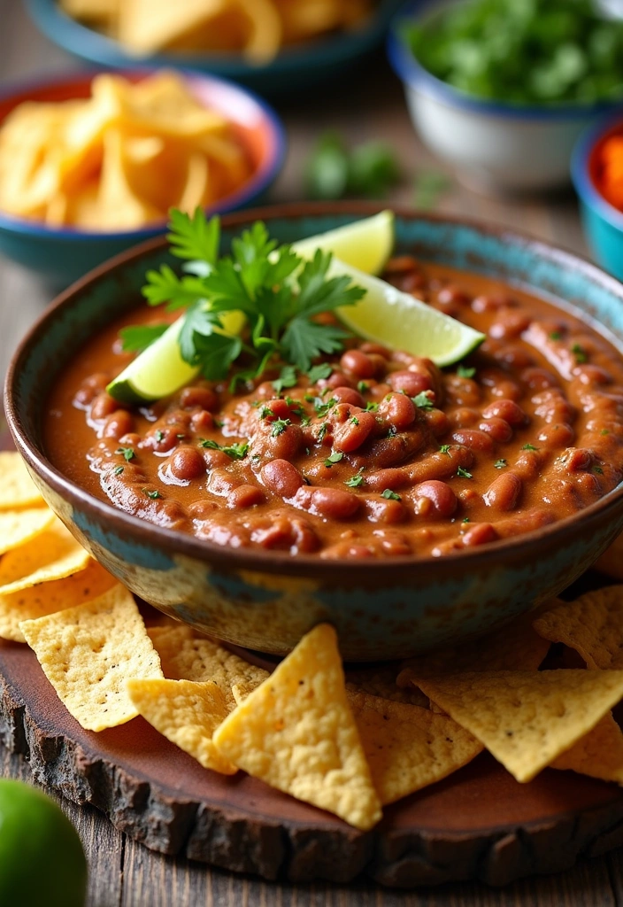 15 Unforgettable Super Bowl Dips Everyone Will Rave About (Especially #9!) - 15. Smoky Chipotle Bean Dip