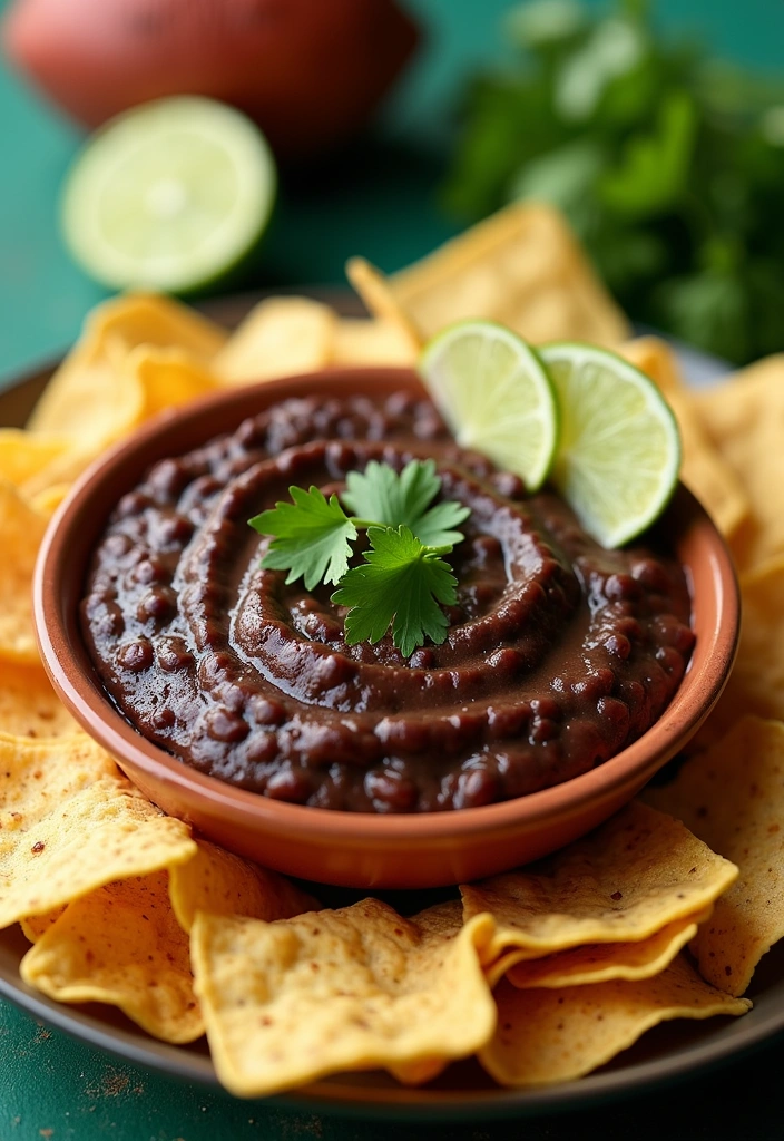 15 Unforgettable Super Bowl Dips Everyone Will Rave About (Especially #9!) - 10. Cilantro-Lime Black Bean Dip