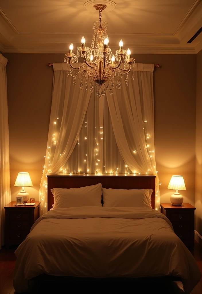 15 Stunning Bedroom Refresh Ideas That'll Transform Your Space Overnight! - 7. Experiment with Lighting