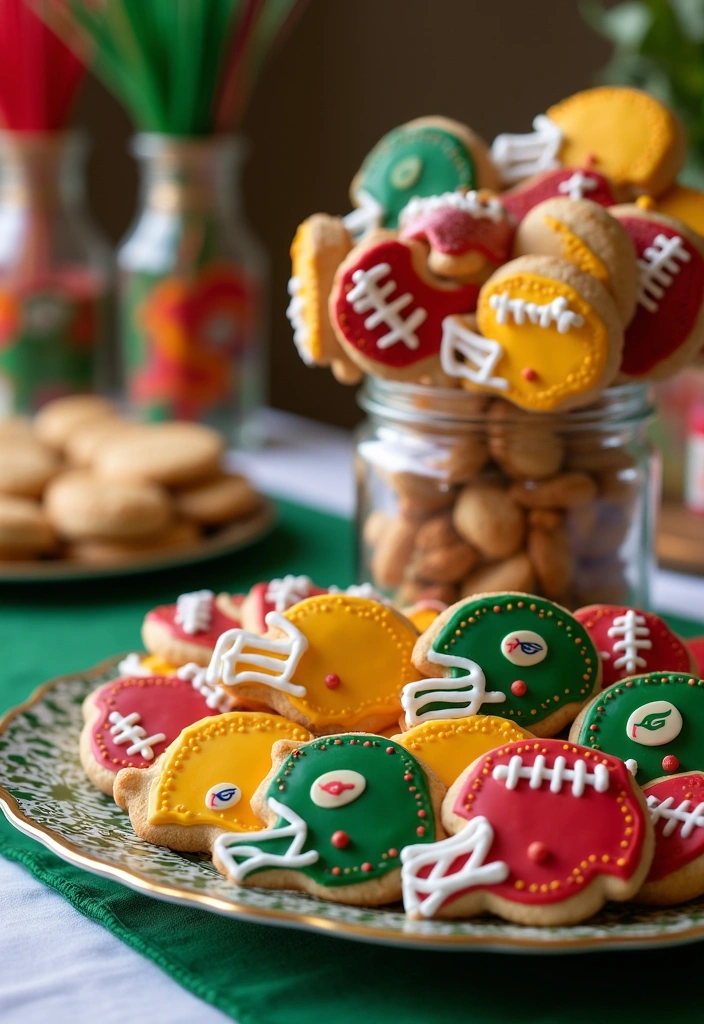 10 Sweet Super Bowl Desserts That Will Score Big with Your Guests (Get Ready for #3!) - 4. Football Sugar Cookies