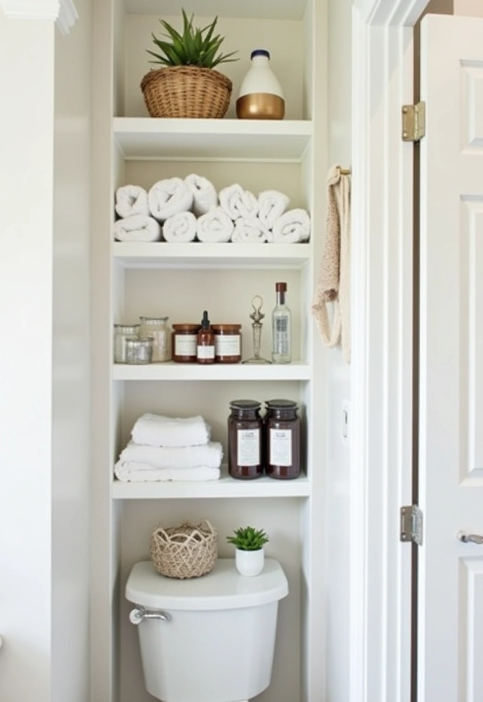 18 Clever Tiny Bathroom Ideas That Maximize Space Like a Pro! - 1. Use Vertical Space for Storage