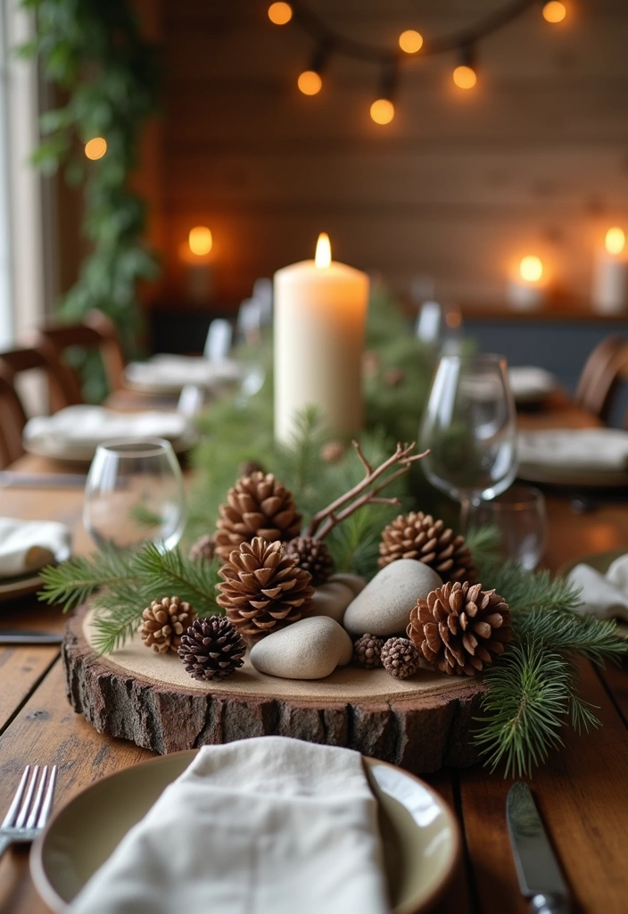 12 Rustic Valentine's Table Decor Ideas to Create a Cozy Atmosphere (You'll Love #8!) - 5. Natural Elements