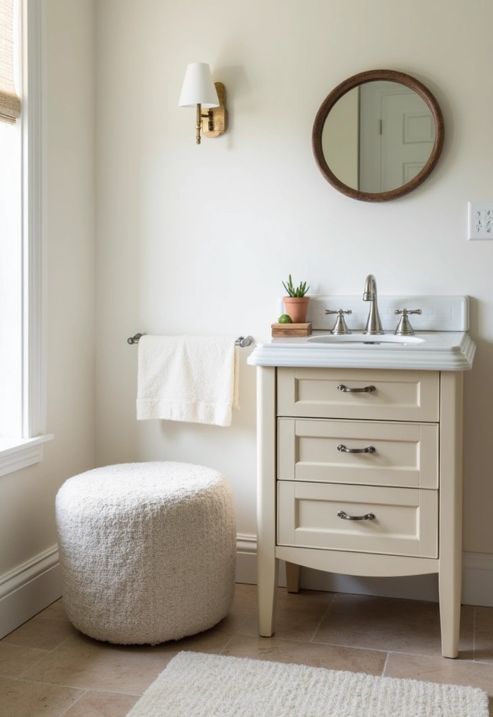 18 Clever Tiny Bathroom Ideas That Maximize Space Like a Pro! - 7. Multi-functional Furniture