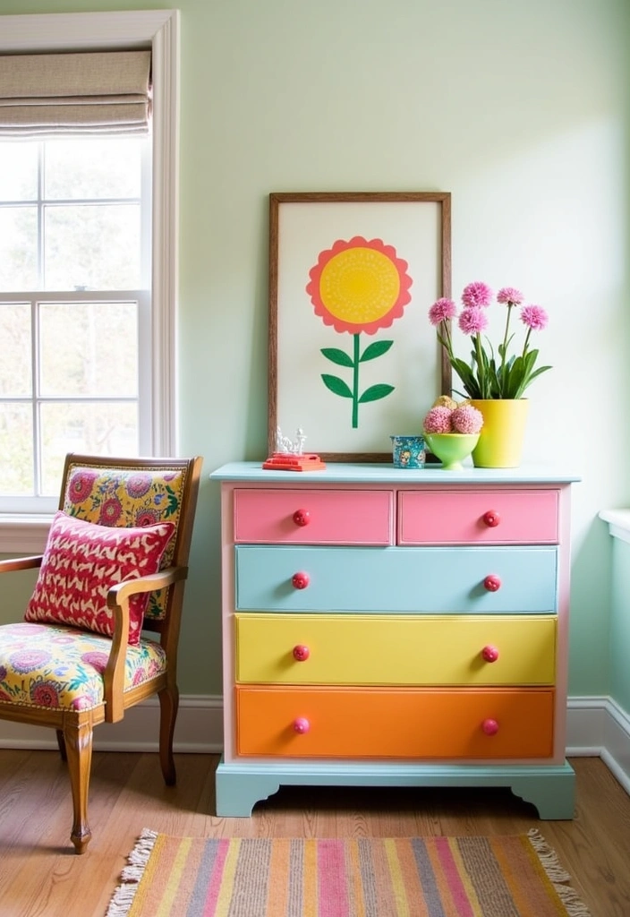 24 DIY Decorations for Kids' Rooms That Will Transform Their Space (You'll Love #11!) - 7. Upcycled Furniture