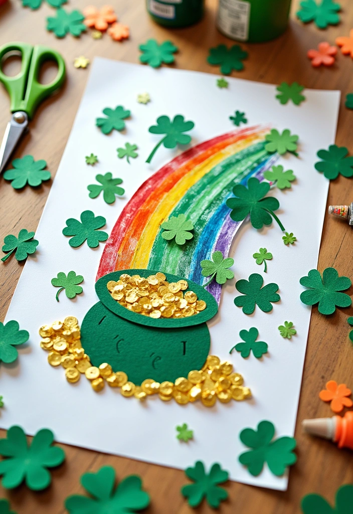 18 Fun St. Patrick's Day Crafts for Kids That'll Keep Them Entertained for Hours! - 10. St. Patrick's Day Collage