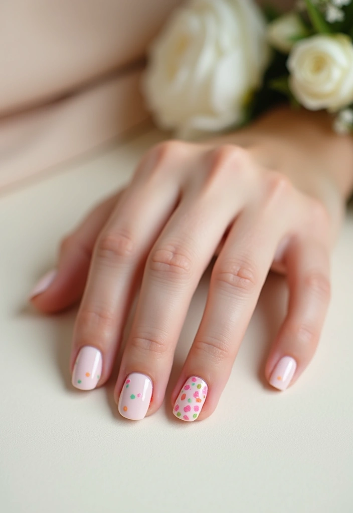 15 Stunning March Nails That'll Make You Ready for Spring (You Won't Believe #5!) - 12. Dainty Dot Designs