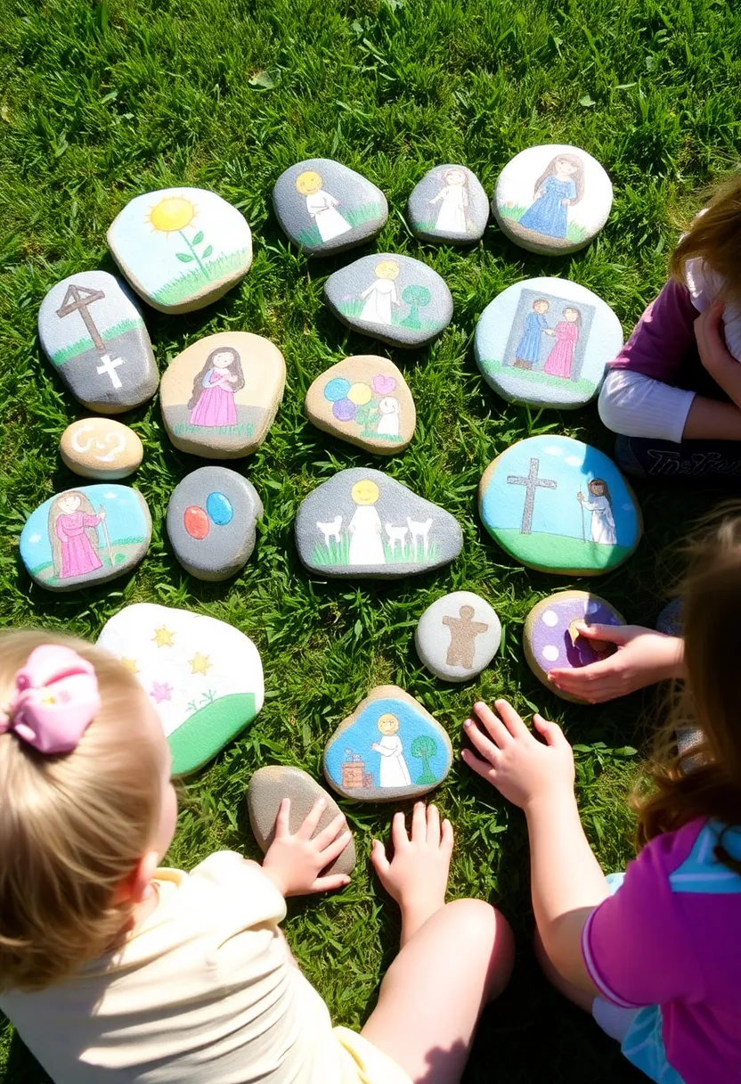 14 Fun Easter DIY Projects for Kids (They’ll Love #7 the Most!) - 14. Easter Story Stones