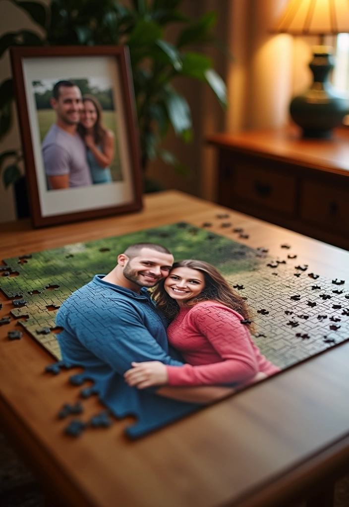 14 Romantic Valentine's Day Gifts for Him That Will Ignite the Spark! - 14. Custom Puzzle with a Special Photo