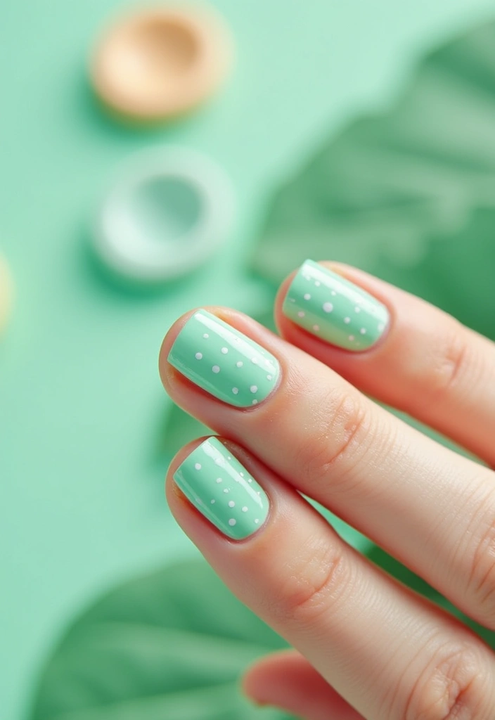 14 Chic Minimalist February Nails That Prove Less Is More (You’ll Adore #8!) - 5. Minty Fresh Vibes