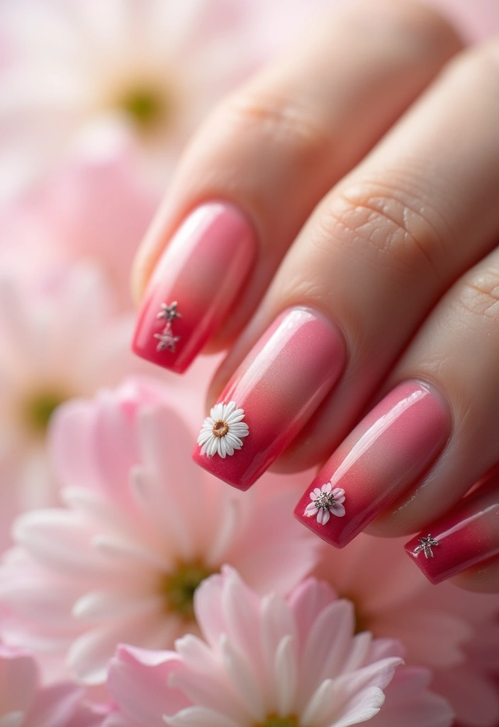 15 Stunning March Nails That'll Make You Ready for Spring (You Won't Believe #5!) - 5. Ombre Bloom