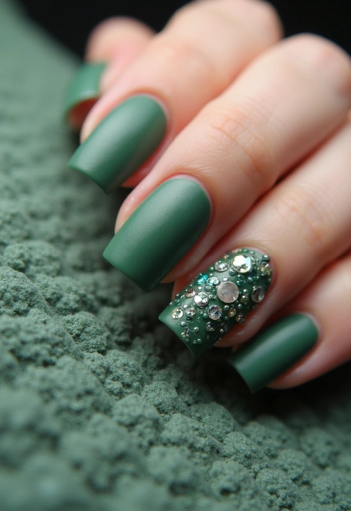 18 Irresistible St. Patrick's Day Nail Ideas That Will Make You Feel Lucky! - 11. Textured Layers