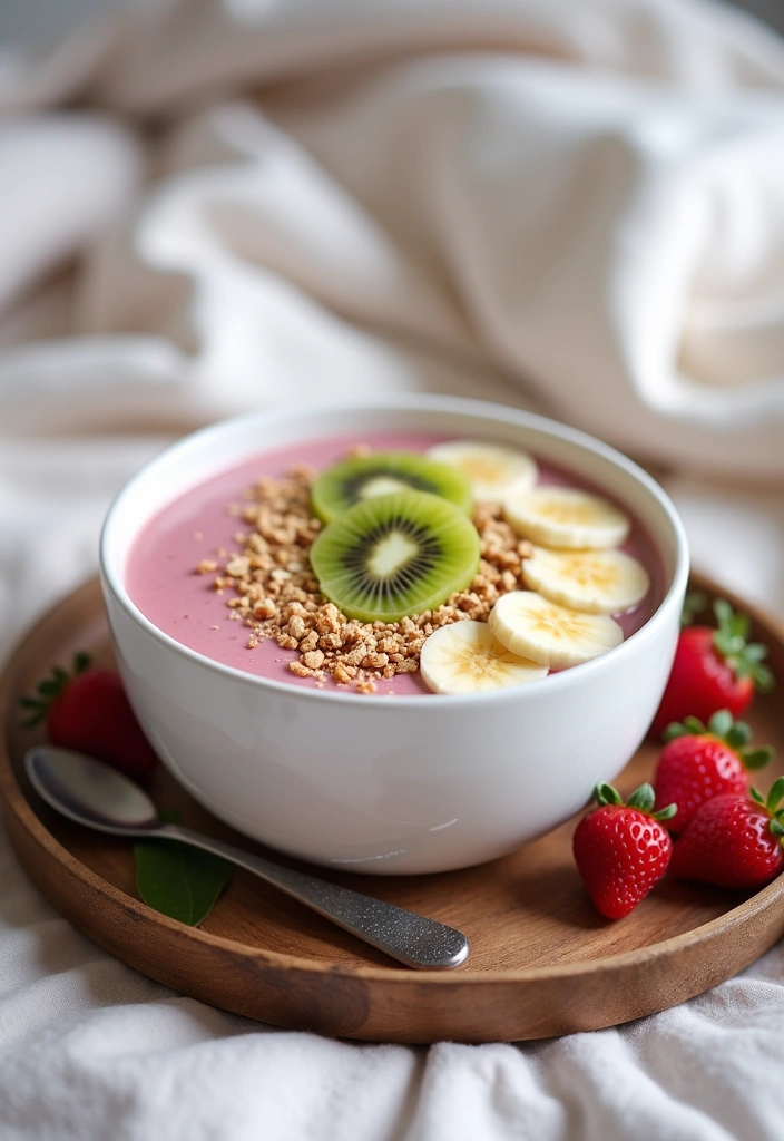 8 Easy Breakfast in Bed Ideas That Even a Sleepyhead Can Whip Up! - 2. Vibrant Smoothie Bowls