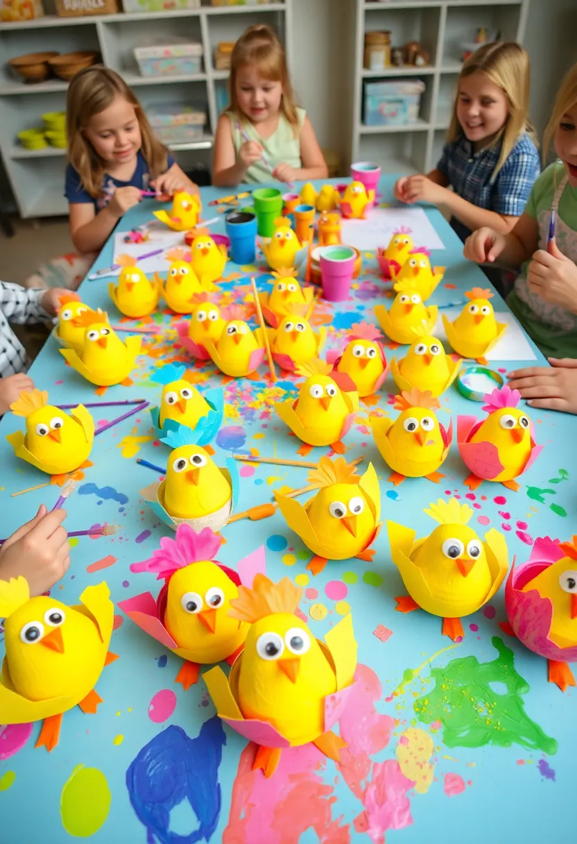 14 Fun Easter DIY Projects for Kids (They’ll Love #7 the Most!) - 12. Egg Carton Chicks