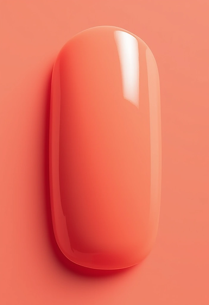 14 Chic Minimalist February Nails That Prove Less Is More (You’ll Adore #8!) - 12. Soft Coral Glow