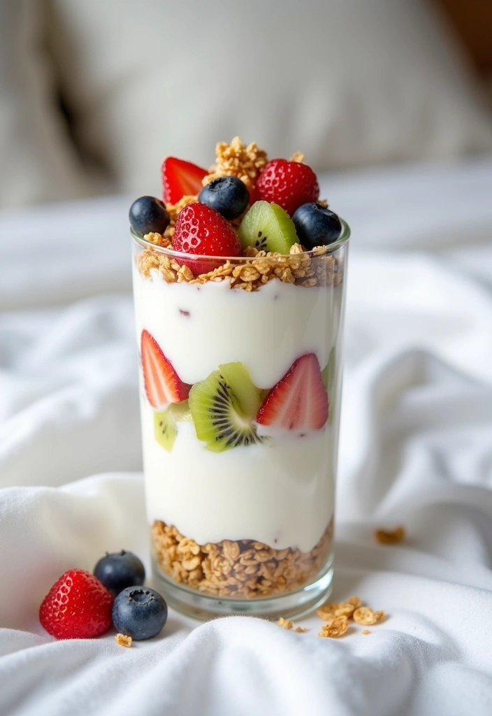 8 Easy Breakfast in Bed Ideas That Even a Sleepyhead Can Whip Up! - 6. Fresh Fruit and Yogurt Parfait