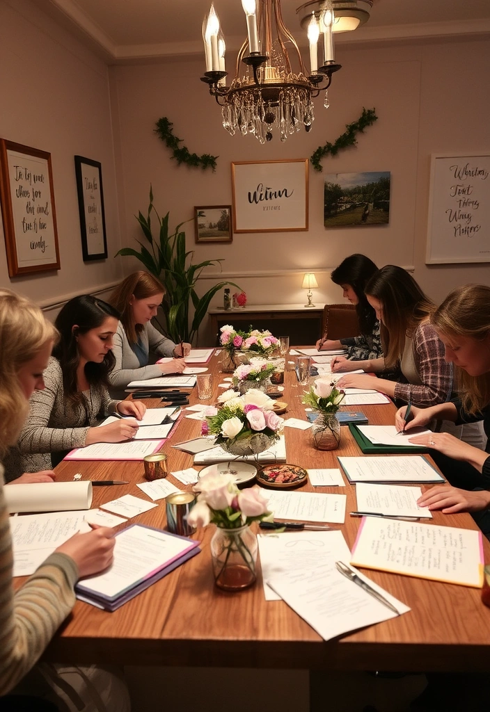 16 Fun Valentine's Day Party Ideas That Will Make You the Best Host! - 12. Love Letter Writing Workshop