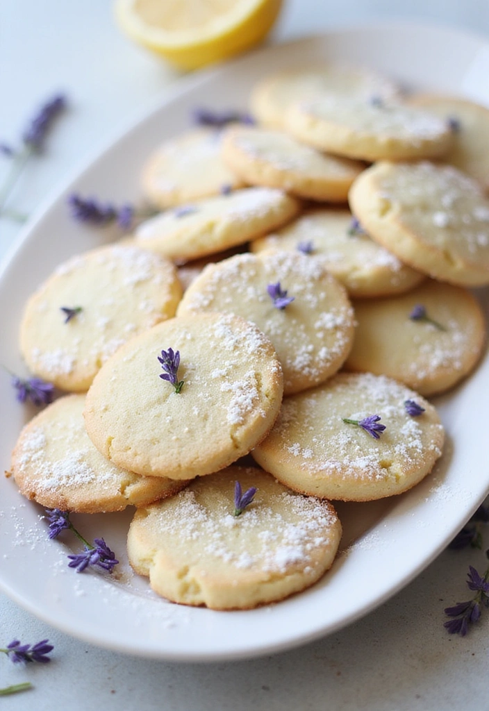 20 Mouthwatering Easter Recipes Everyone in Your Family Will Love! - 6. Lemon Lavender Shortbread Cookies