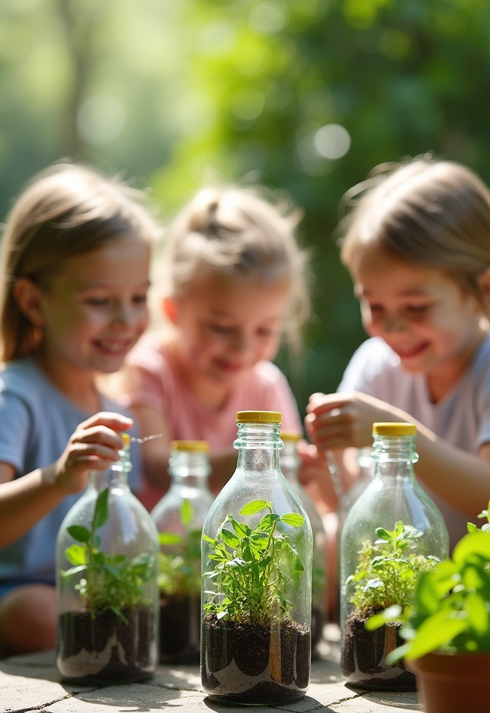 22 Awesome DIY Toys for Kids That Are So Easy to Make (They’ll Love #14!) - 14. DIY Mini Greenhouse