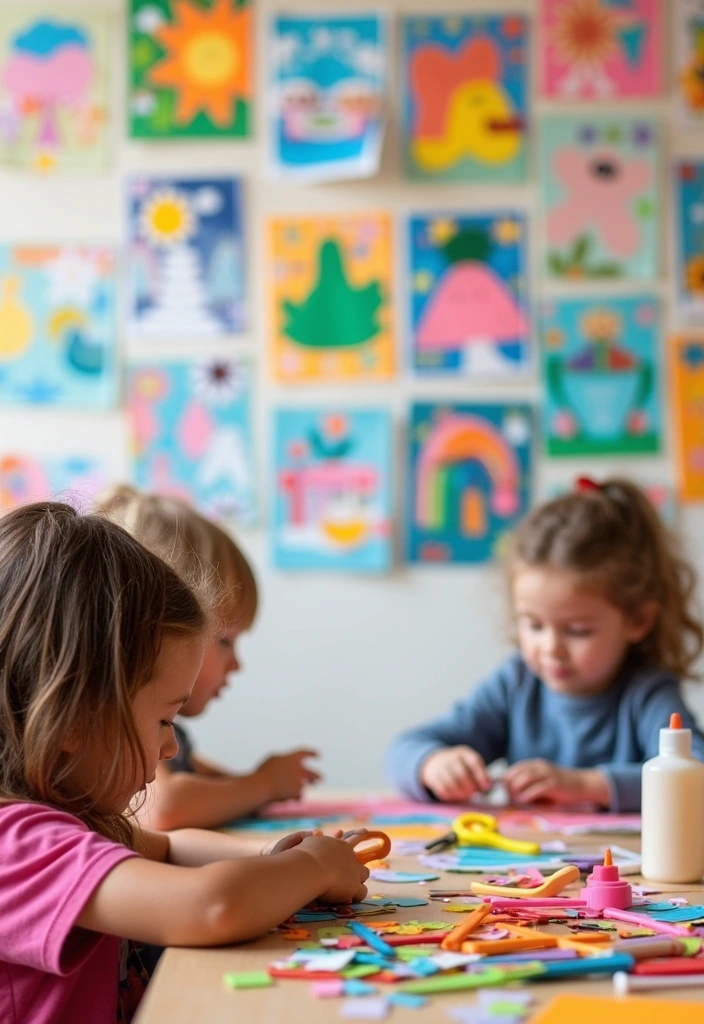 20 Amazing Kids Paper Crafts That Will Keep Them Entertained for Hours (You Won't Believe #12!) - 5. Paper Collage Art