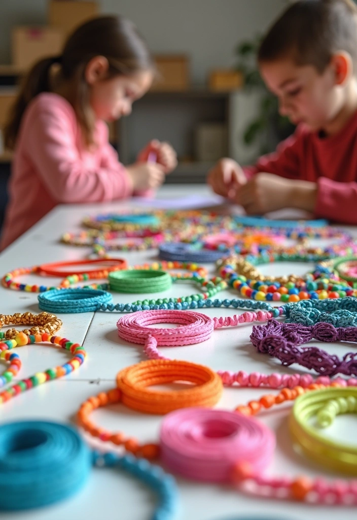 20 Amazing Kids Paper Crafts That Will Keep Them Entertained for Hours (You Won't Believe #12!) - 8. Paper Jewelry Making