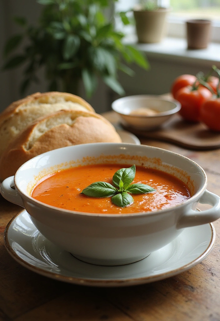 20 Mouthwatering Easter Recipes Everyone in Your Family Will Love! - 19. Creamy Tomato Basil Soup