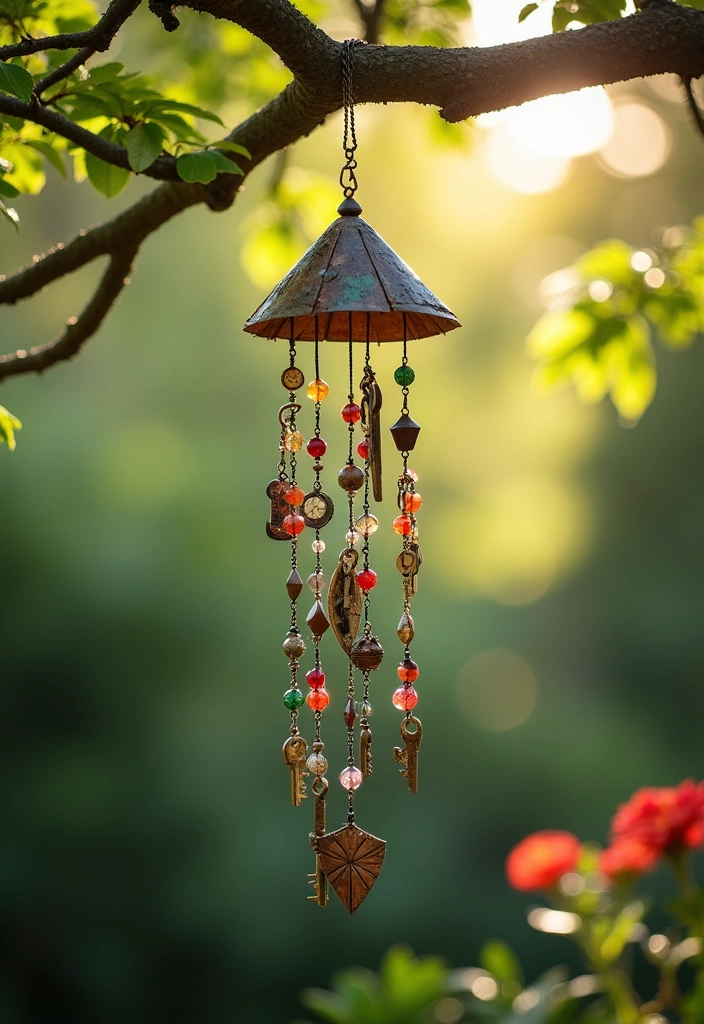 18 Simple DIY Kids Crafts That Will Spark Creativity (Don’t Miss #10!) - 16. DIY Wind Chimes