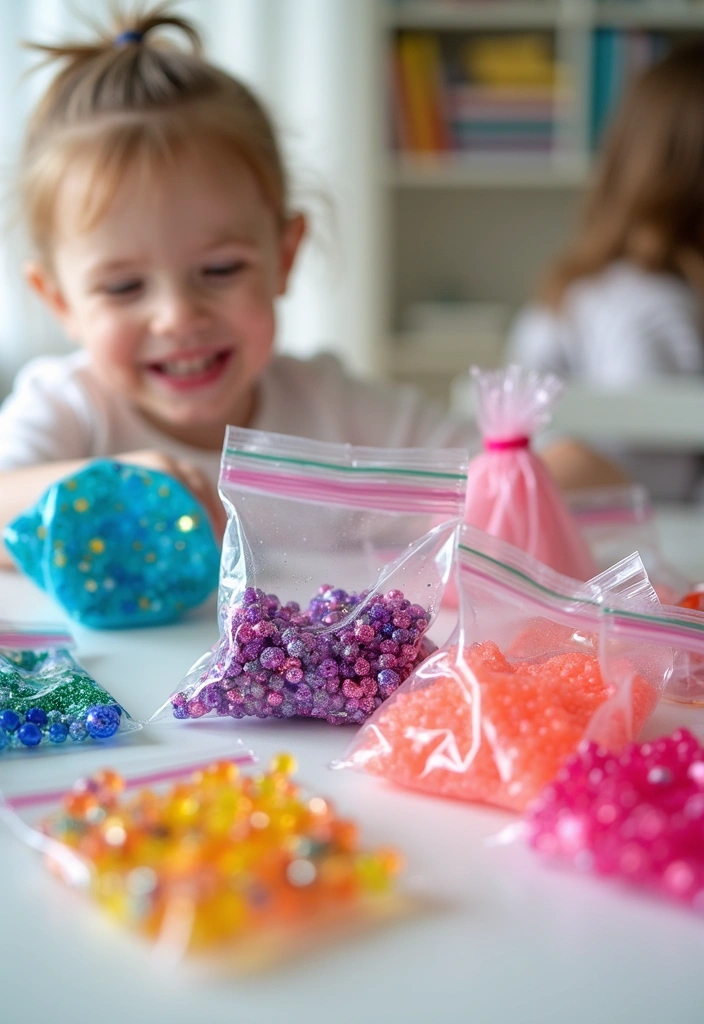 22 Awesome DIY Toys for Kids That Are So Easy to Make (They’ll Love #14!) - 6. Sensory Bags