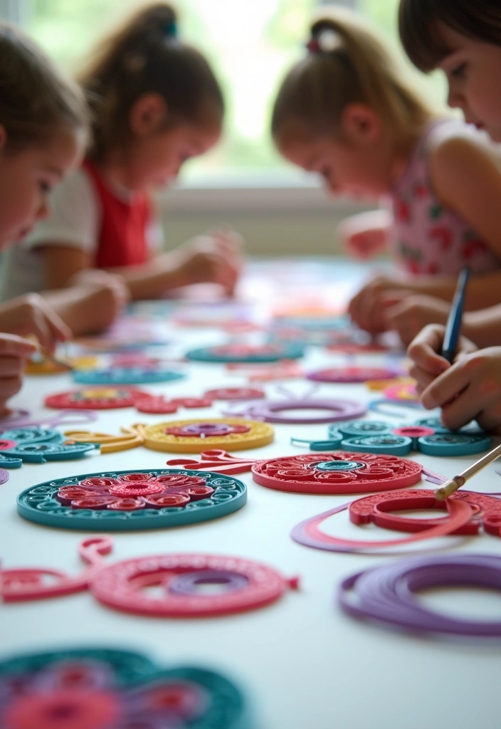 20 Amazing Kids Paper Crafts That Will Keep Them Entertained for Hours (You Won't Believe #12!) - 9. Paper Quilled Designs