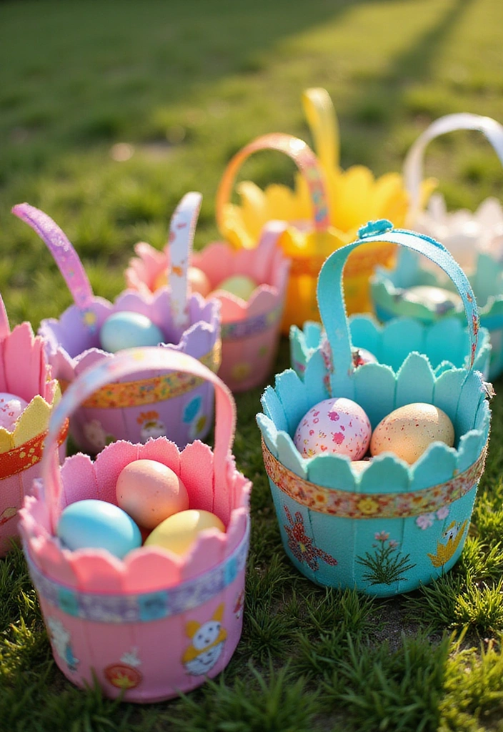 30 Adorable Easter Crafts That Will Keep Your Kids Entertained for Hours! - 3. DIY Easter Baskets