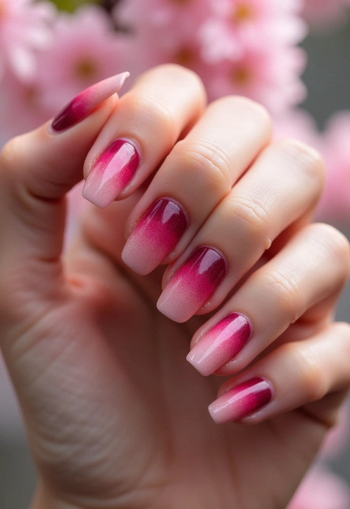 10 Vibrant Cherry Nail Colors That Will Brighten Your Day (Must-Try #5!) - 8. Cherry Ombre