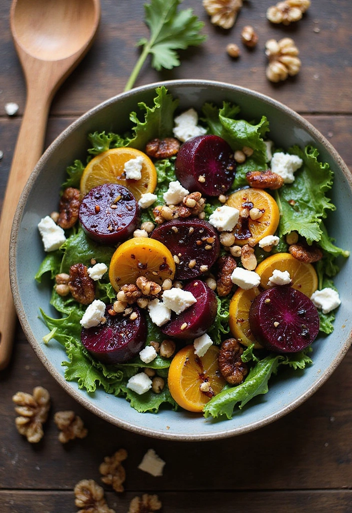 20 Mouthwatering Easter Recipes Everyone in Your Family Will Love! - 8. Roasted Beet Salad with Goat Cheese