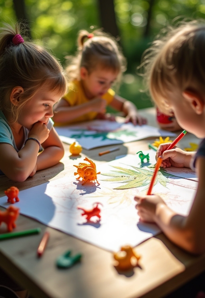 15 Incredible Nature Crafts for Kids That Encourage Creativity (Warning: #5 Is a Game-Changer!) - 15. Outdoor Shadow Art