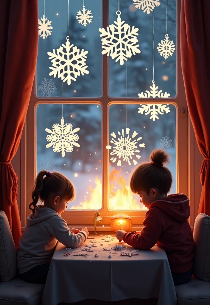 20 Amazing Kids Paper Crafts That Will Keep Them Entertained for Hours (You Won't Believe #12!) - 11. Paper Snowflakes