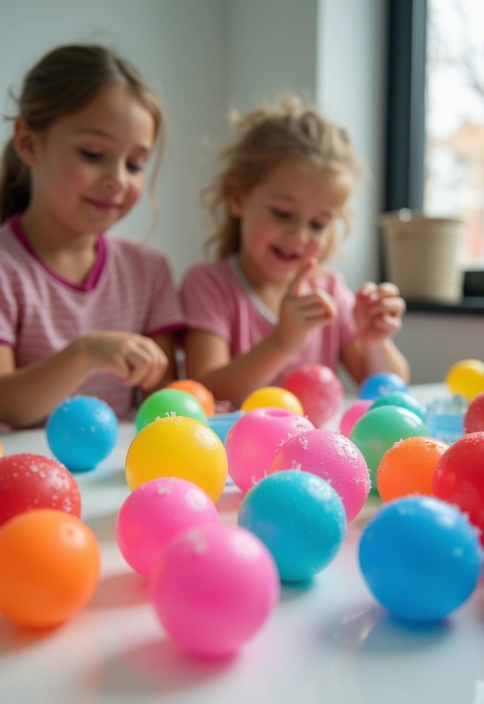 18 Simple DIY Kids Crafts That Will Spark Creativity (Don’t Miss #10!) - 13. DIY Bouncy Balls