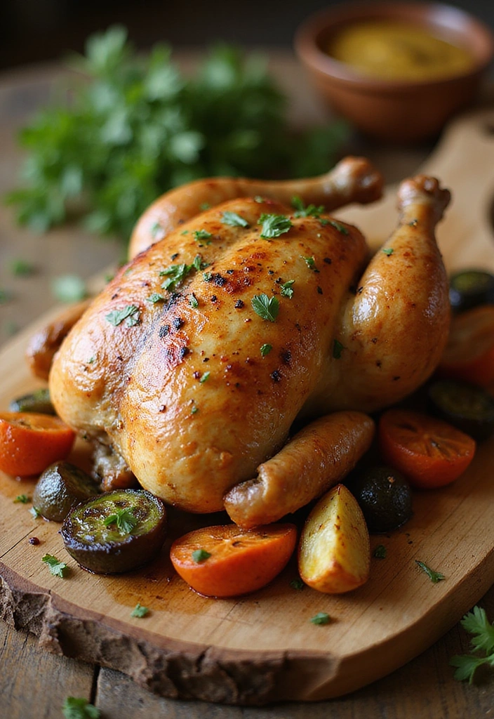 20 Mouthwatering Easter Recipes Everyone in Your Family Will Love! - 12. Garlic Herb Roasted Chicken