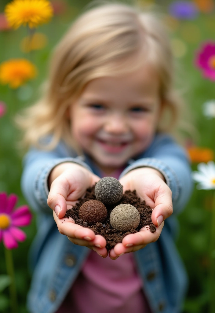 15 Incredible Nature Crafts for Kids That Encourage Creativity (Warning: #5 Is a Game-Changer!) - 12. Seed Bombs