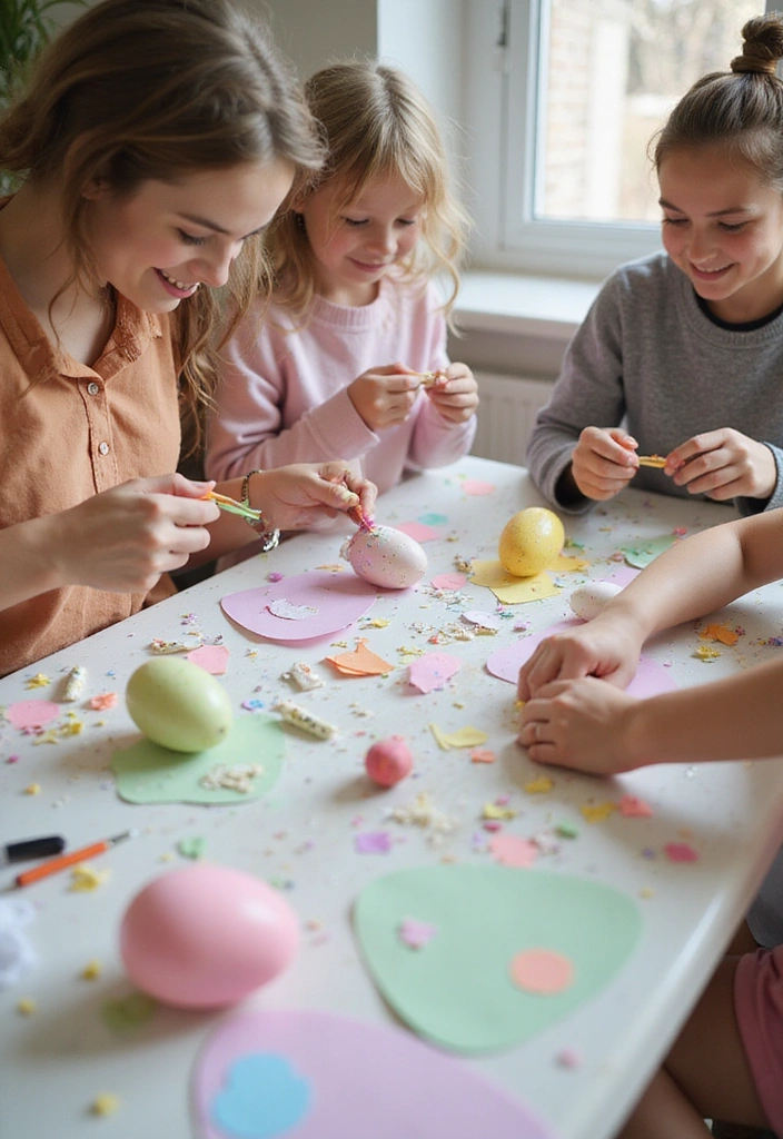 14 Beautiful Easter Traditions to Make Your Holiday Extra Special! - 9. Crafting Homemade Decorations