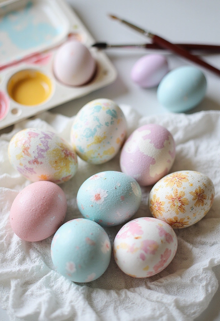15 Creative Easter Egg Decorating Ideas That'll Wow Your Guests! - 2. Whimsical Watercolor Eggs