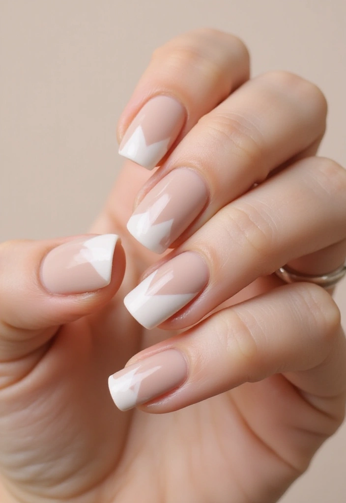 10 Chic Minimalist Nail Designs for April (Less is Definitely More!) - 5. Negative Space Accents