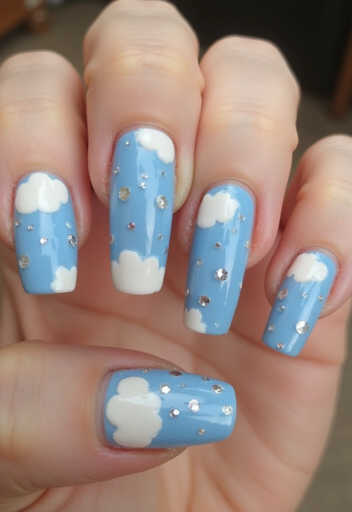 12 Creative Nail Art Ideas for April That Will Blow Your Mind! - 4. April Showers