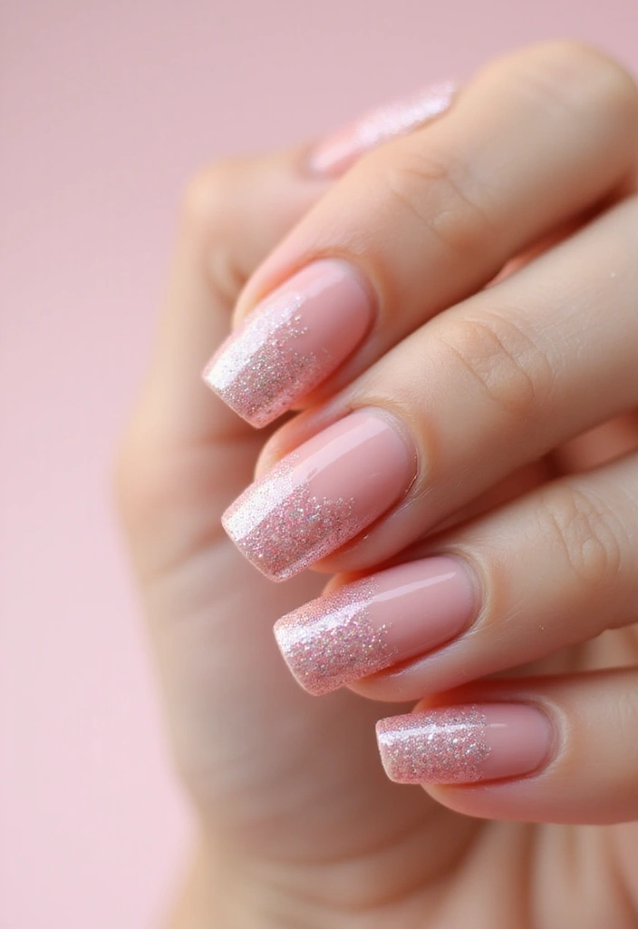10 Chic Minimalist Nail Designs for April (Less is Definitely More!) - 10. Subtle Sparkle