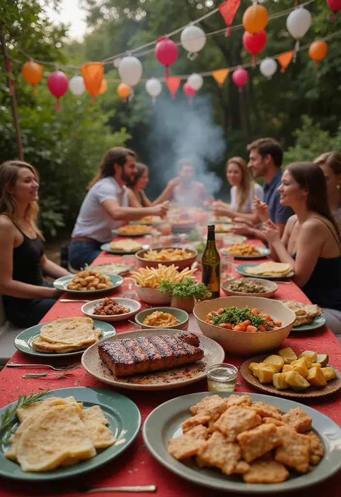 18 Backyard Barbecue Ideas That Will Make You the Grill Master of the Block! - 9. Themed Barbecue Nights